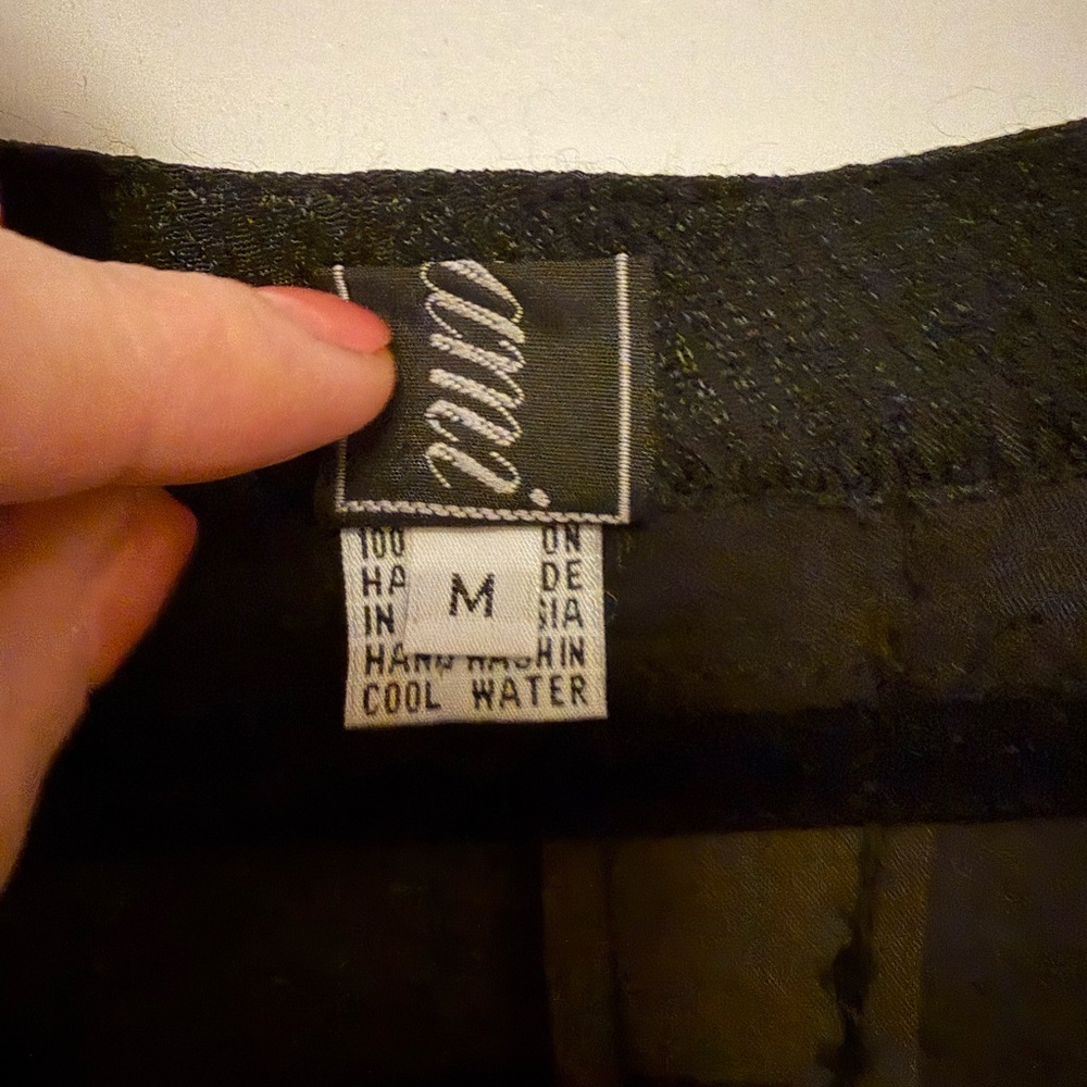 Vintage Patchwork Jacket Tunic Top Rayon Avant-Ga… - image 7